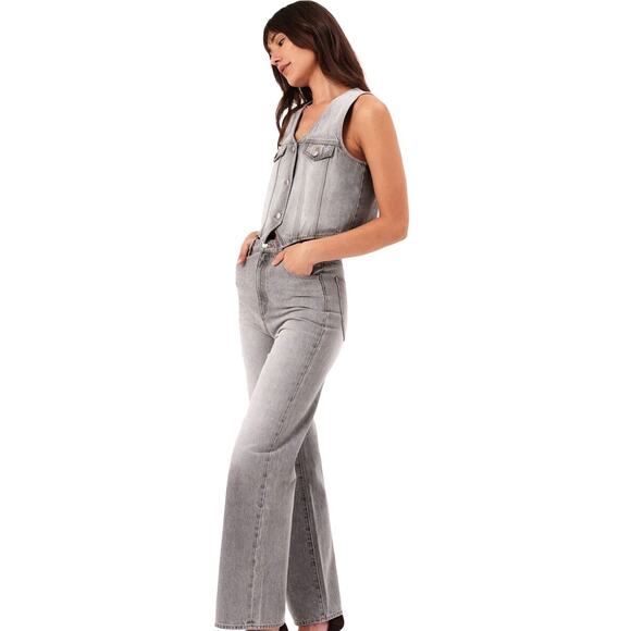 Rolla’s Heidi High-Rise Wide-Leg Jeans Gray Denim Retro 70s Style Pants Size 29 - Picture 13 of 13